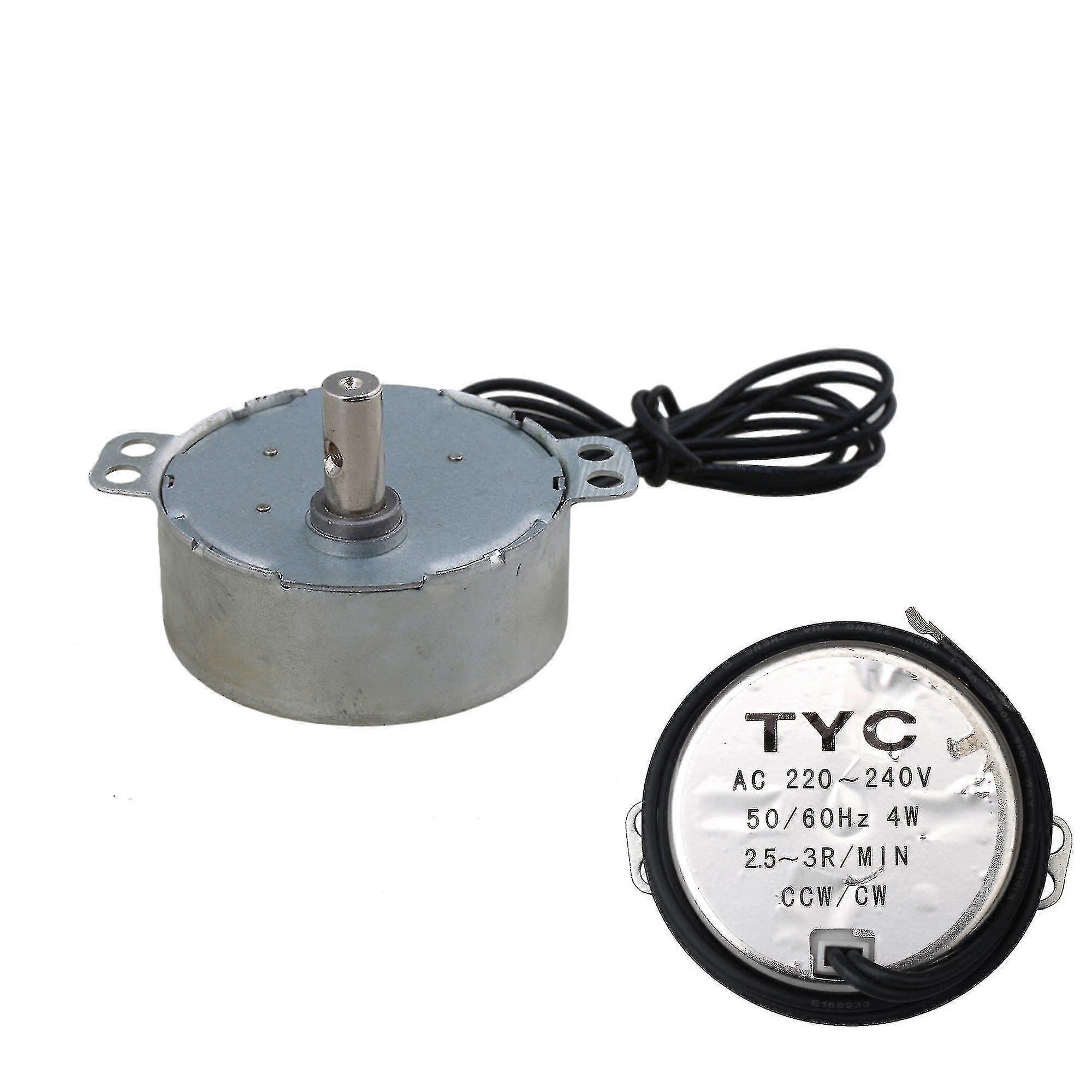 Tyc-50 Synchronmotor 220 V Ac 2,5-3 U/min Cw/ccw 4W Drehmoment 8kgf.cm