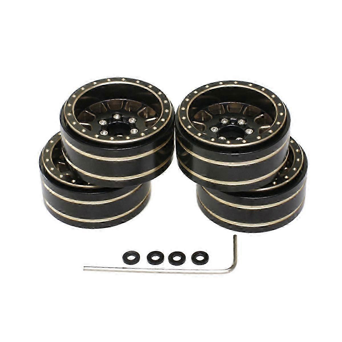 For 1/18 TRX4M 1.2-Inch Brass and Wheels 1/24 SCX24 FMS