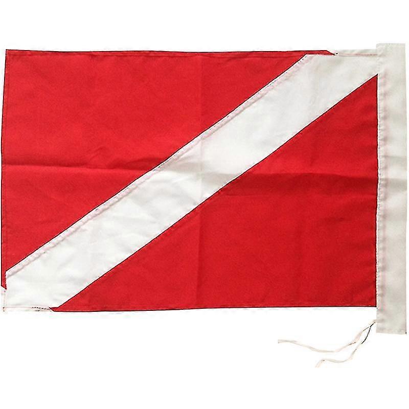 Dive Flag For Scuba Diving Spearfishing Use With Float, Buoy, Boat, Pole 35x50cm-CE