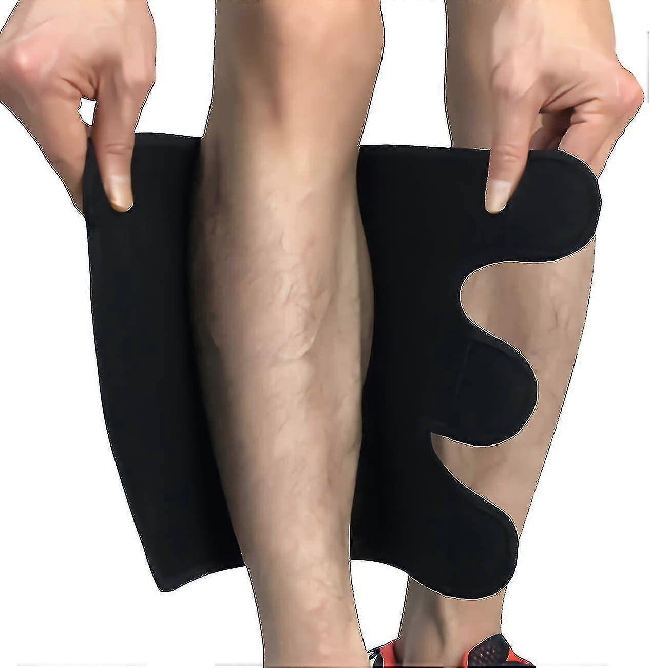 1 Pair Calf Brace, Splint Compression Sleeve For Swelling, Edema, Hiking, Training, Adjustable Calf Support, For Men And Women