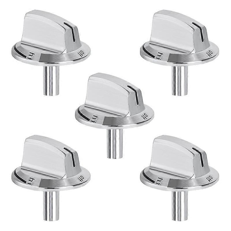 5 Packs Upgrade 5304525746 Long Stem Stove Knobs Replacements, Compatible with Gas Stove Range Oven Knobs