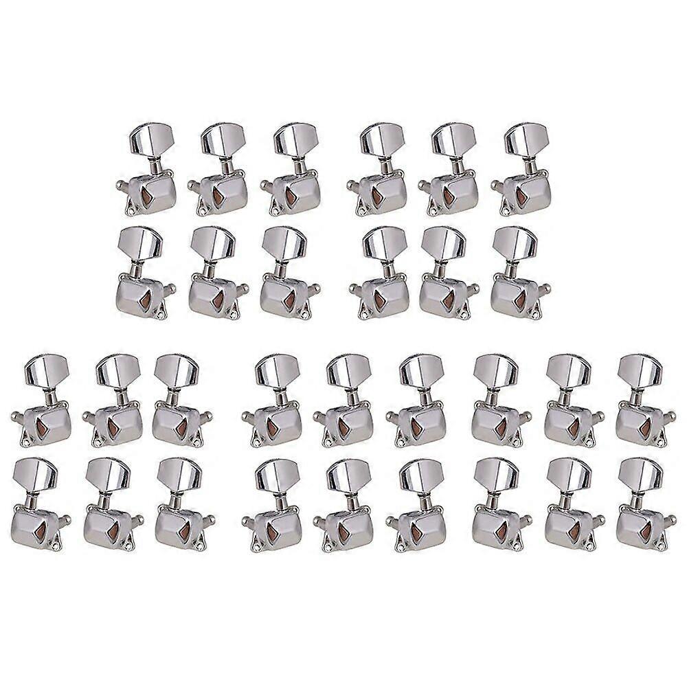 Premium Semi Closed Button Tuners for Guitar 6pcs for a Smooth Performance