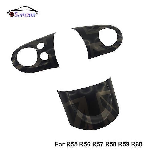 For Mini Cooper R56 R55 R60 Countryman R57 R58 Steering Wheel Center Cover Panel Button Styling Sticker Car Interior Accessories
