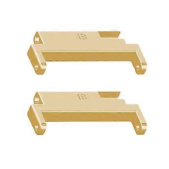 For 18mm-20mm Strap Connector Smartwatch Watchband Link Adapter HeadGrain 1 Pair