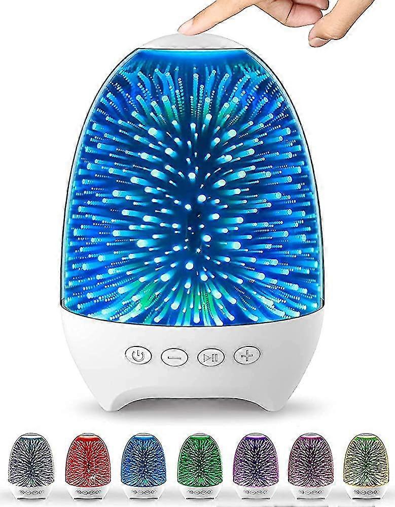 Night Light Bluetooth Speaker Bedside Lamp Touch Control Multi Color Led Mood