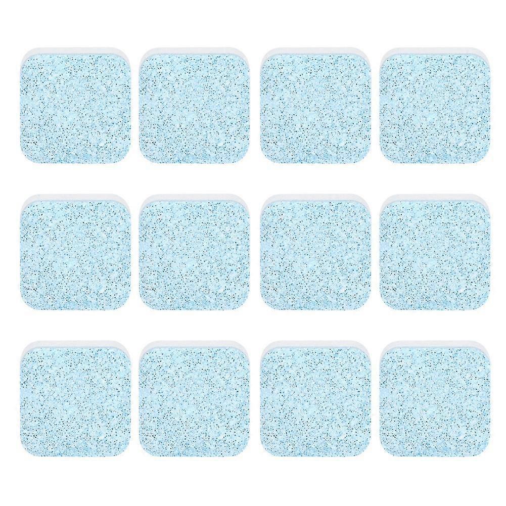 12pcs Washing Machine Cleaner Effervescent Tablets - Removes Dirt, Cleans Washer
