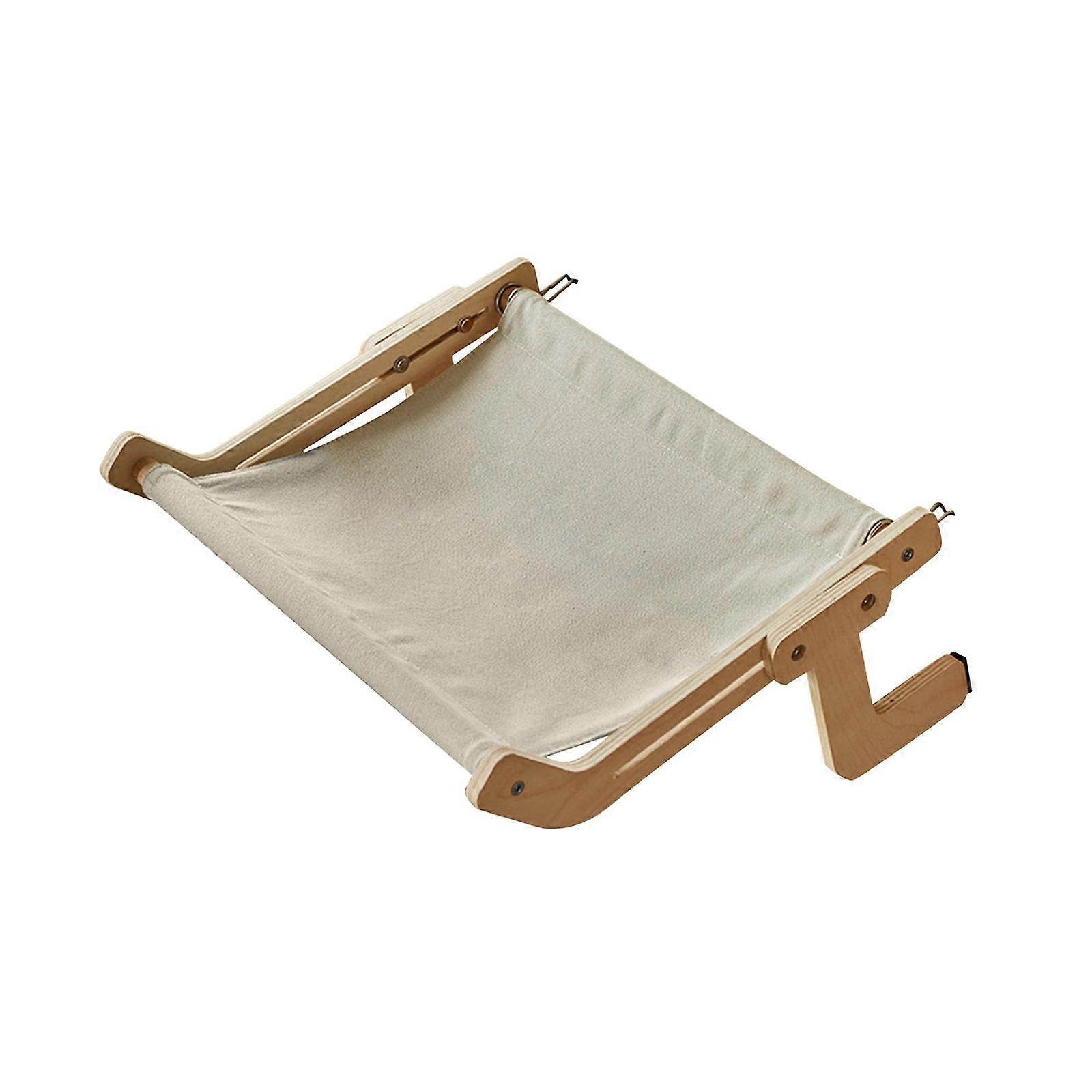 Cat Window Perch Breathable Solid Easy to Adjust Cat Shelf for Kittty Kitten Black and White