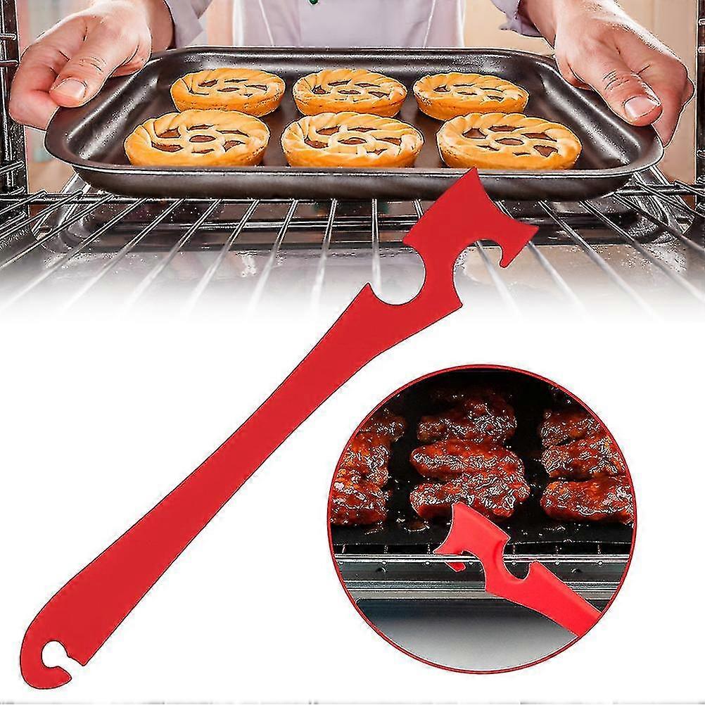Silicone Oven Rack Pull Rod with Longer Handle for Air Fryer Convection Oven - Kitchen Supplies