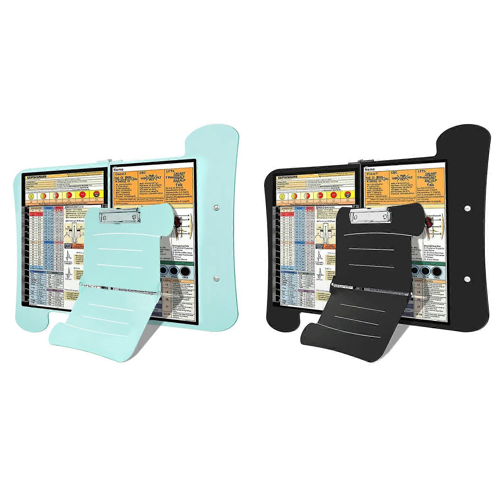 Foldable Clipboard,Clipboards,Nursing Edition Clipboard Folding Pocket Reference Clipboard for Office Home ,100% New