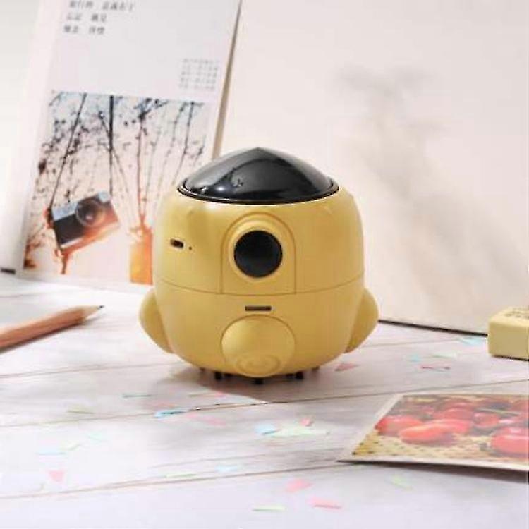 Mini Table Vacuum Cleaner, Rechargeable Desktop Dust Vacuum Cleaner For Table Desk Cushion Car Keyboard, Crumb Pickup, Yellow