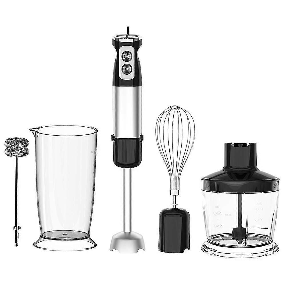 Blender Fem stykker Hjem 600w Stor Effekt Matlaging Maskin Håndholdt Visp Knusing Stang Slipekopp Kjøttkvern Bolle Kombinasjon Mat Supplement Juicer