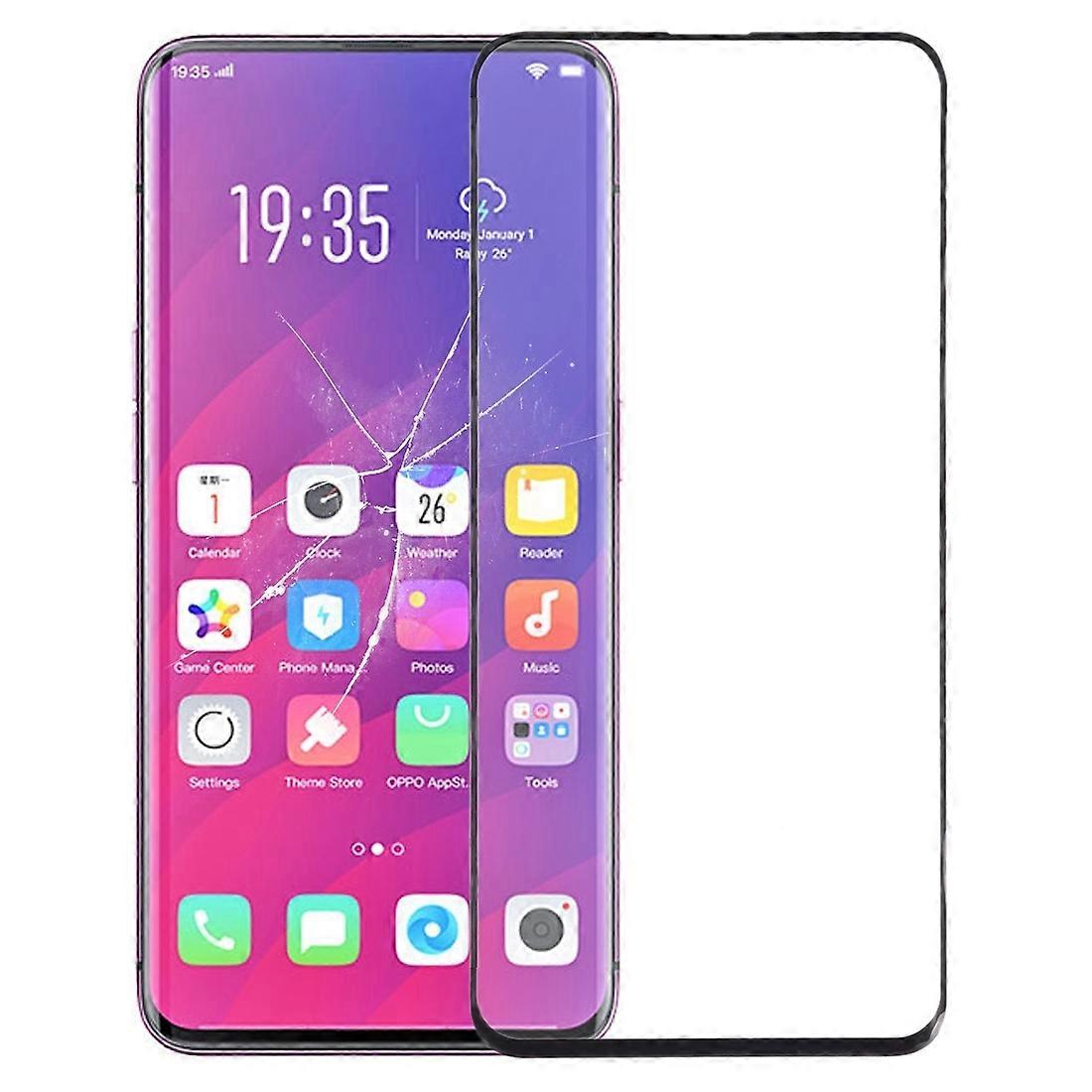 Front Screen Outer Glass Lens with OCA for OPPO Find X