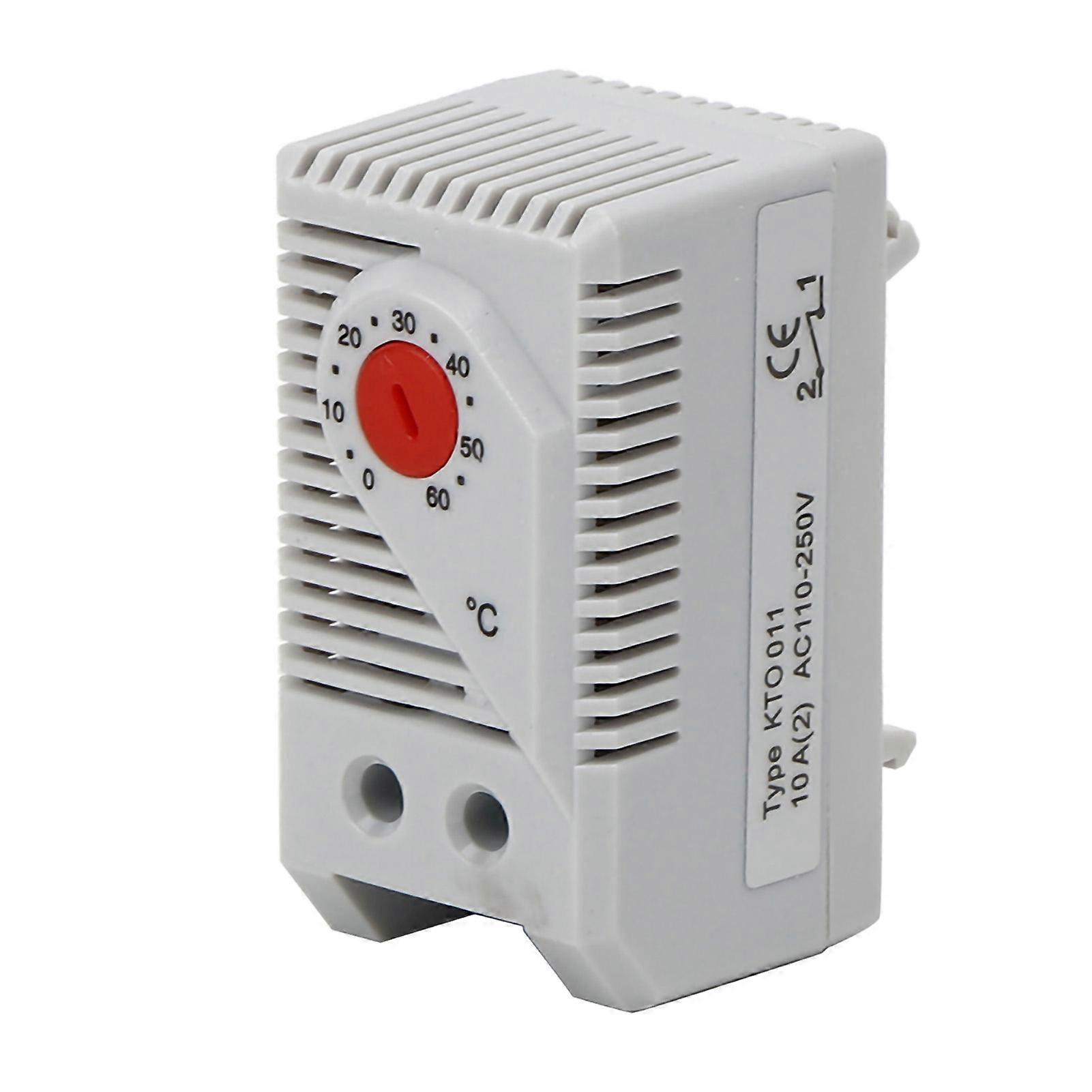 1Pc 0-60 Adjustable Compact Electric Mechanical Thermostat Temperature Controller Switch New