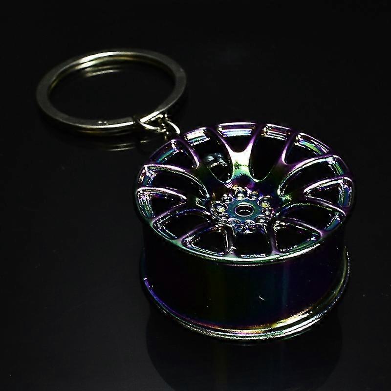 Wheel Hub Key Chain Tire Styling Car Key Ring Man's Keychain Car Key Chain