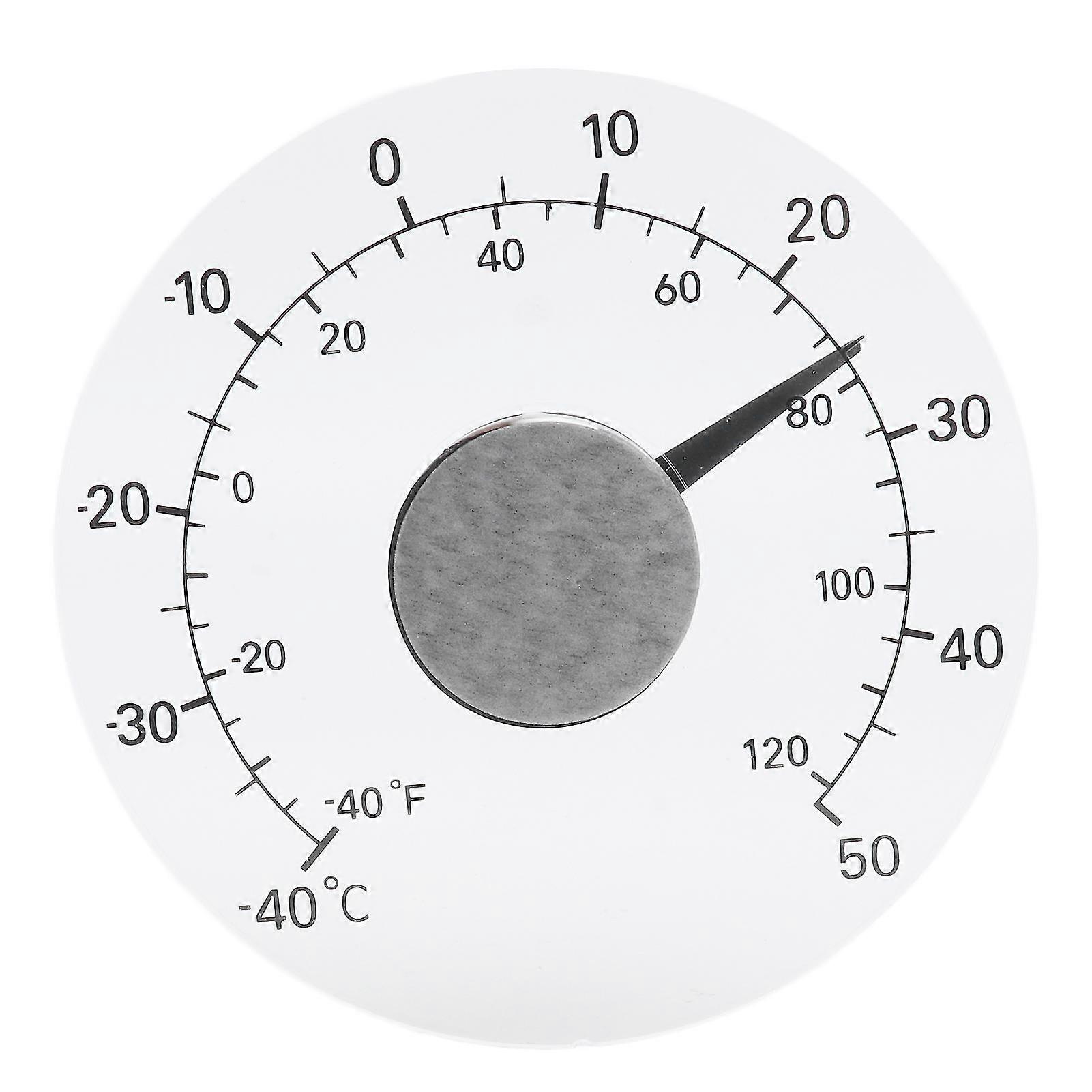Outdoor Temperature Meter - Acrylic Stainless Steel Thermometer with Waterproof Design for Home Farm - -40 to 50 Range, Accurate +-2