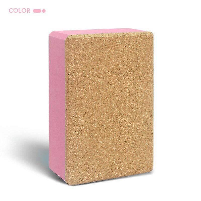 Yoga Brick EVA And Cork Synthetic Strench Exercise Yoga Block Home Use Gym Fitness Pilates Yoga Assistive Equipment For Dancing Yoga & Pilates Blocks
