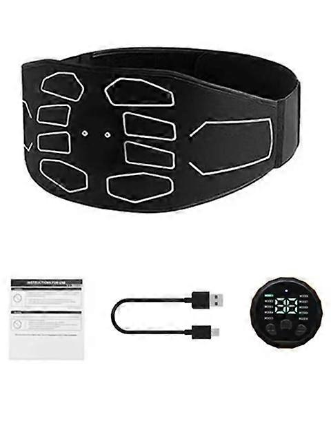 Muscle Stimulation Belt Electric Abs Stimulator Trainer EMS Abdominal Toning Belts Body Slimming Massagers Fitness Massagers