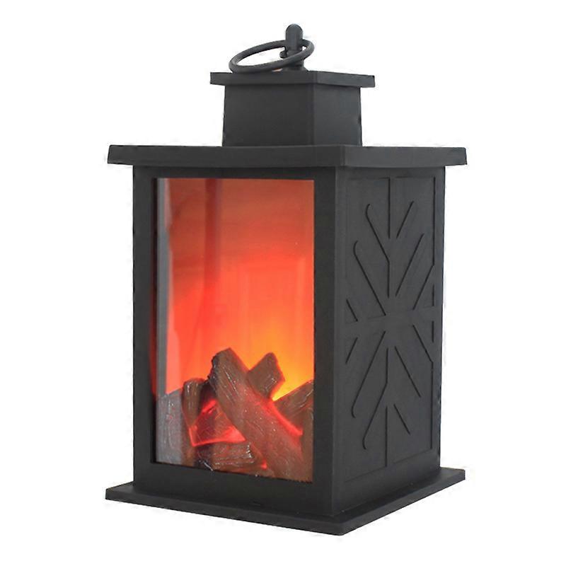 Fireplace Lantern - Portable Tabletop Flameless LED Lantern Hanging Decoration