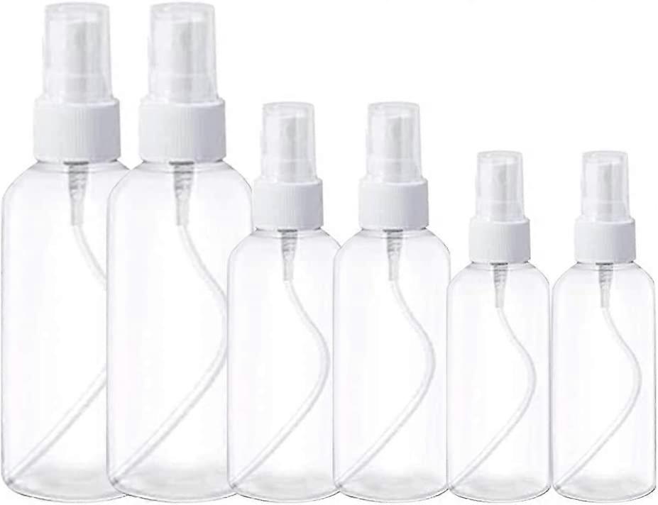 Bottle Plastic Small Empty Spray 6PCS Spray Bottle Transparent KitchenDining Bar Spell Bottles
