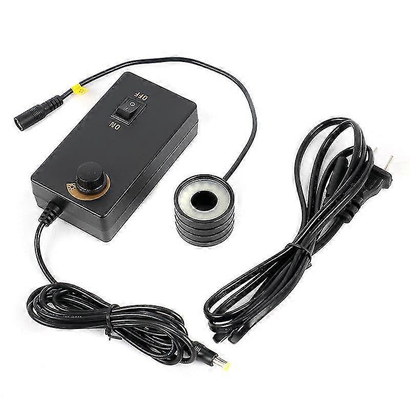 32 Led ring light 28mm installation diameter illuminator lamp microscope accessory for industry hdmi usb video microscope camera