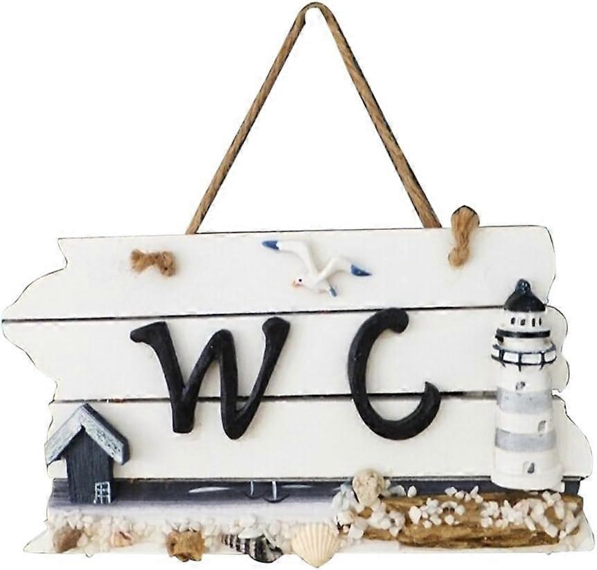2025 新しいトイレドアサイン トイレサイン木製壁面看板壁飾り (ホワイトブラック)