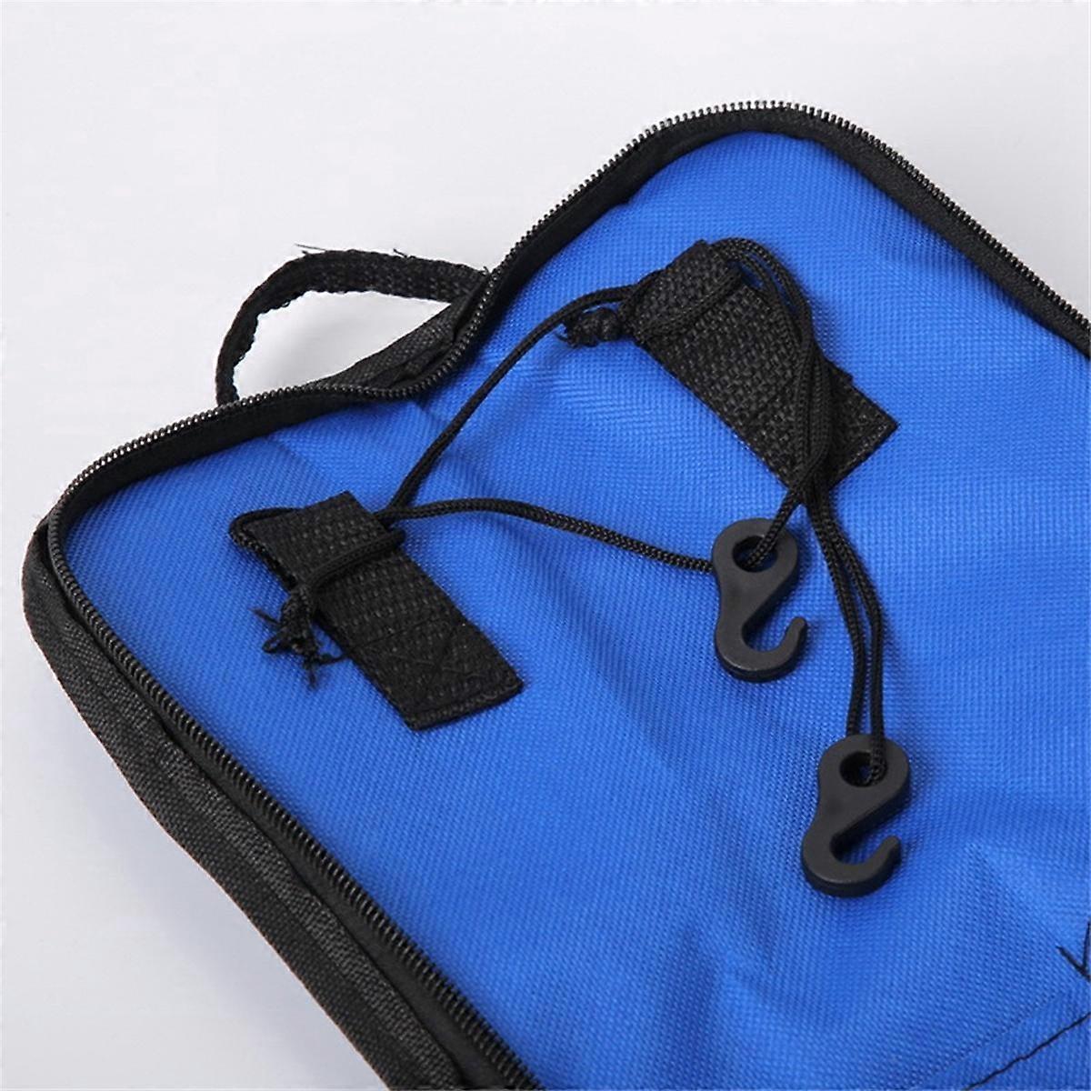 Drum Stick Gig Bag Cloth Drumsticks with Handy Strap Percussion Instruments Parts Accessories Blue