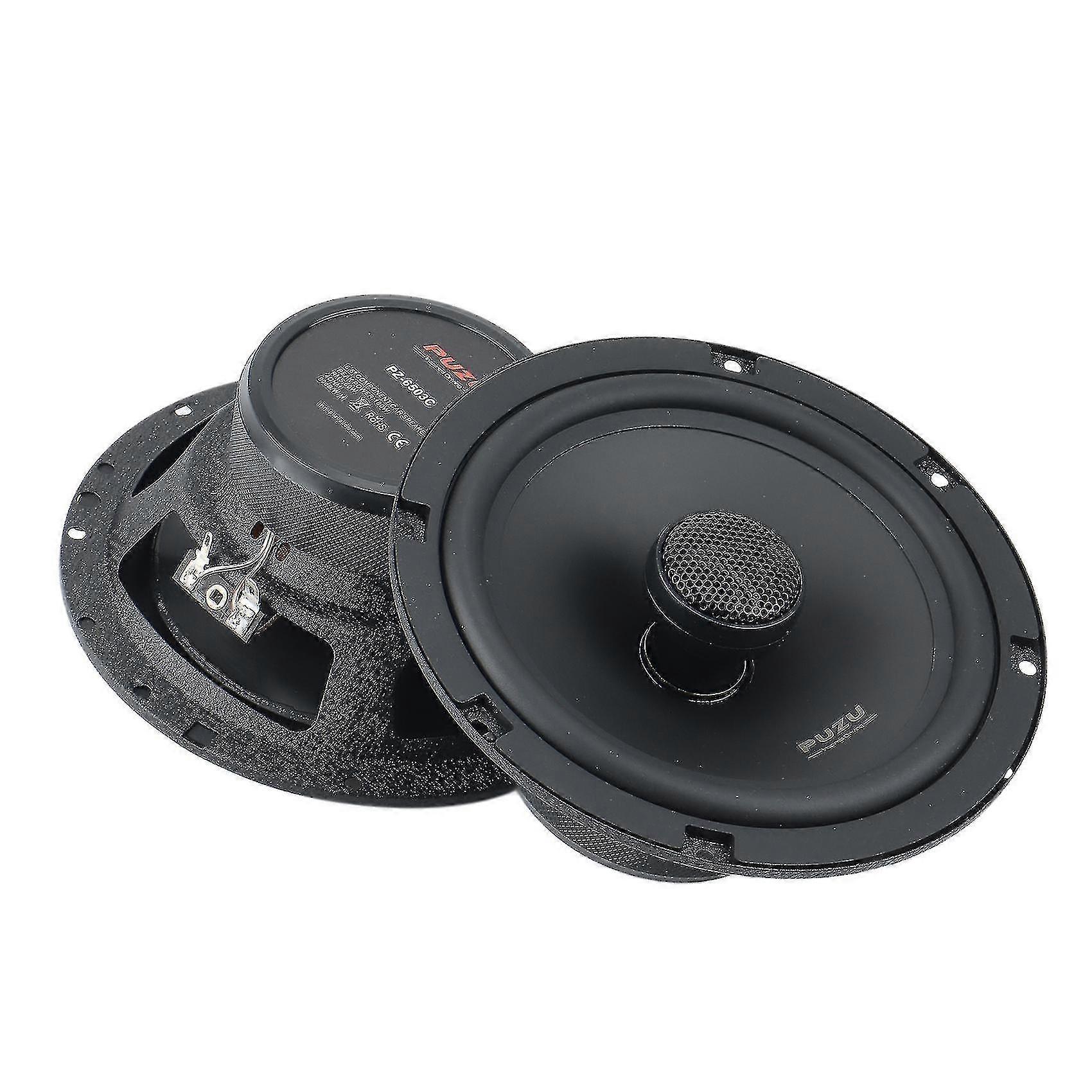 6.5 Inch Component Car Audio Sub Speaker Midbass Speaker Dome Tweeter With Network Crossover 180w