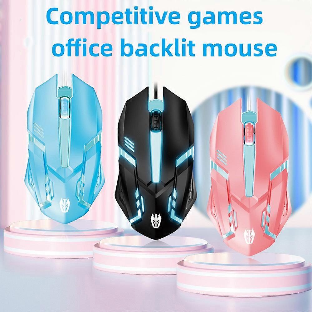Mechanical wired mouse office games computer mouse LED RGB backlight ergonomics notebook computer games mouse