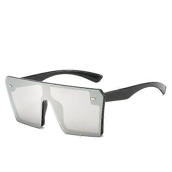 Proteção uv quadrada de tamanho quadrado óculos de sol polarizados retro flat top gradient óculos óculos óculos de sol