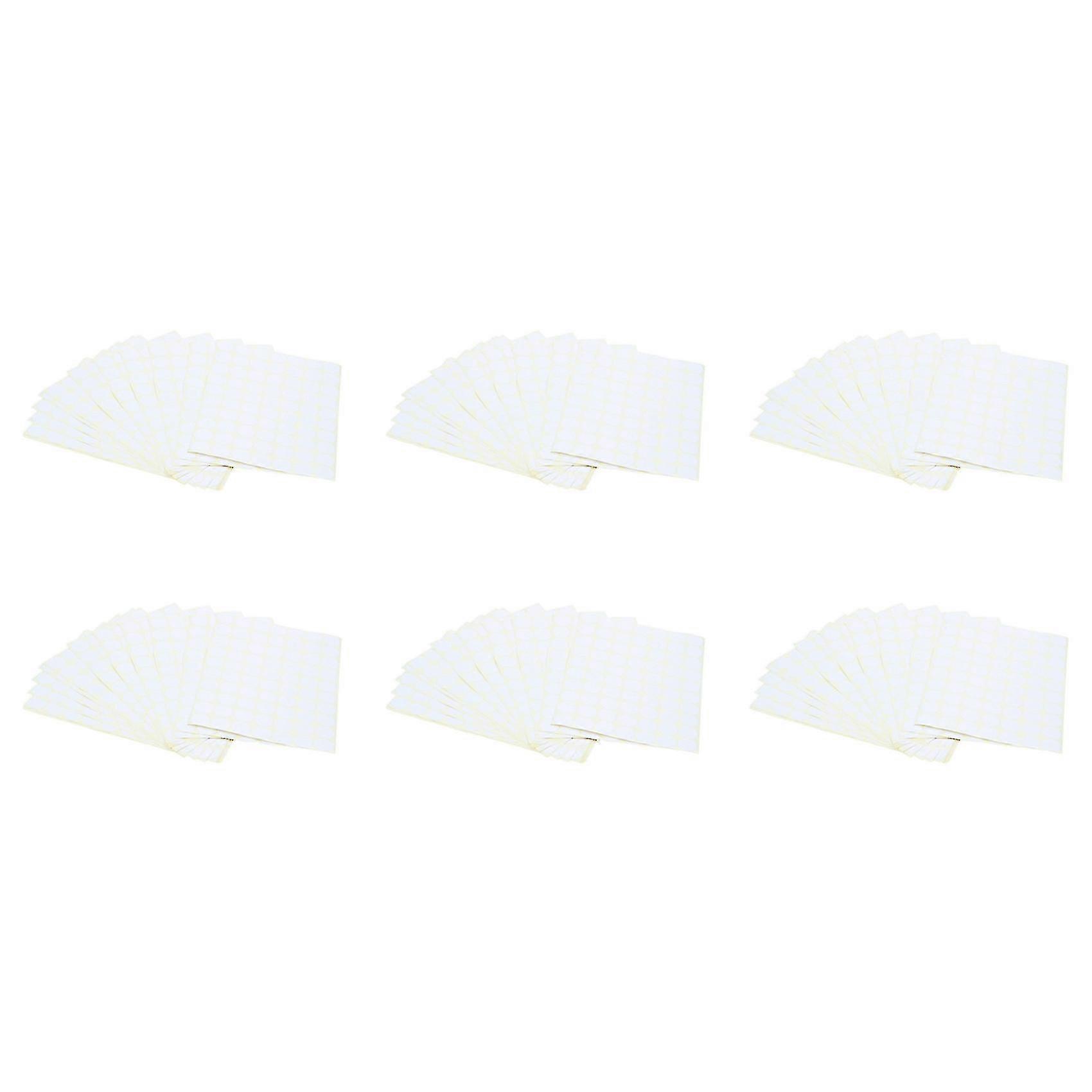 19mm Circles Round Code Stickers Self Adhesive Sticky Labels White