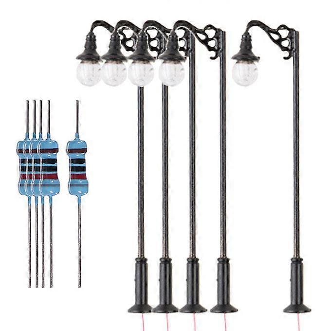 3V 1/87 malli katuvalot juna miniatyyri mikromaisematyyli 2