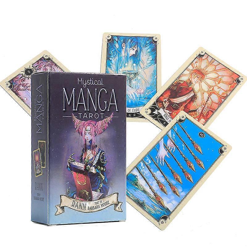 2023 Tarot Cards Cartes de tarot oracle version anglaise jeu de socit ddie la sorcellerie guide d'instructions mystrieux