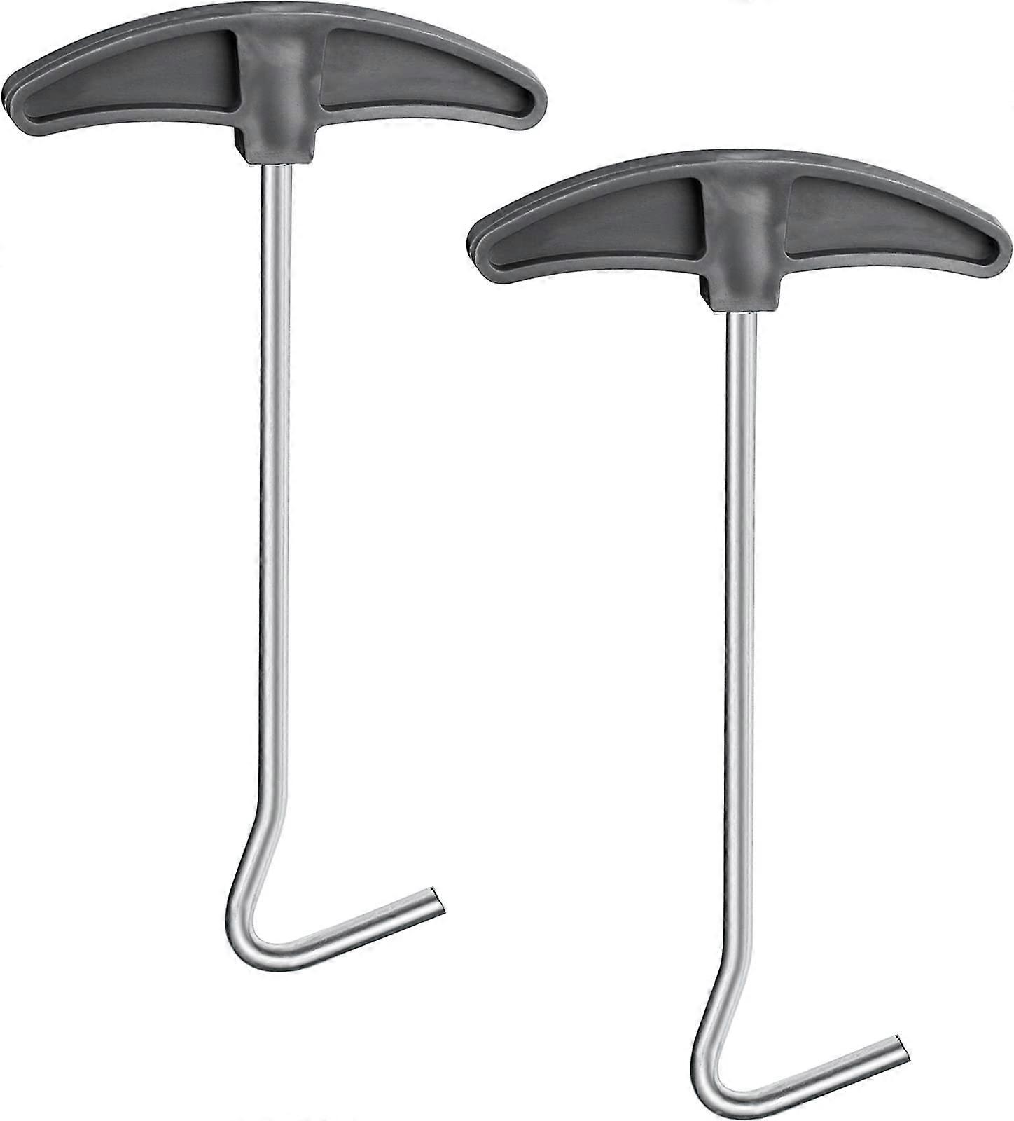 2Pcs Peg Puller Tent Peg Pullers Ground Hook Peg Puller Peg Hook Puller for Easy Removing Pegs