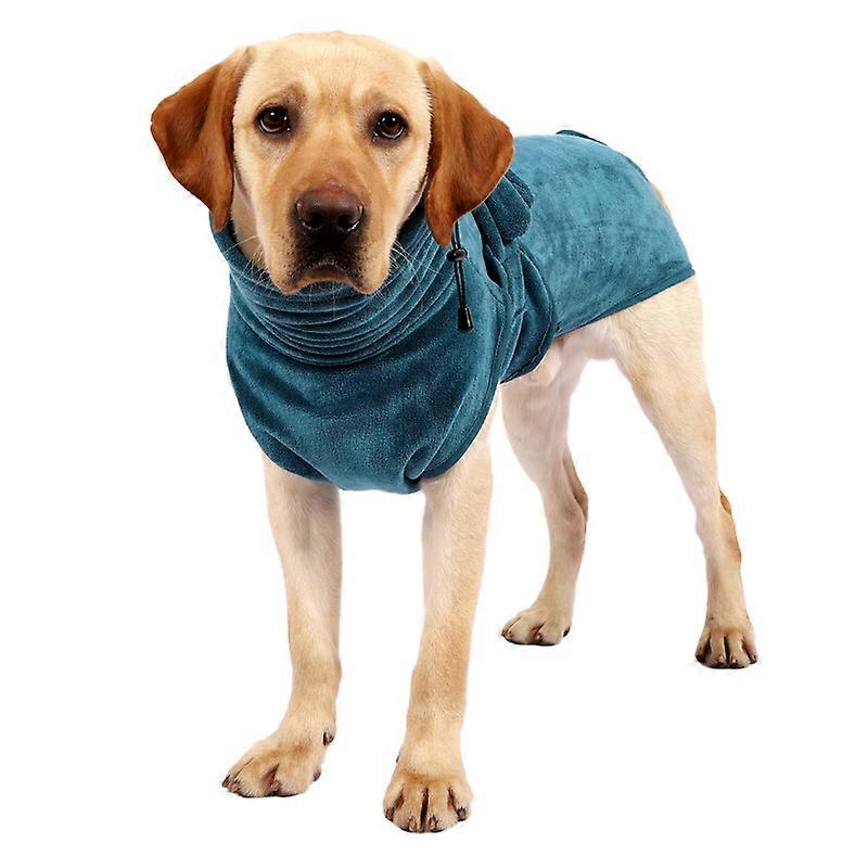 Super-Absorbent Microfiber Dog Bathrobe - Lightweight and Quick-Drying