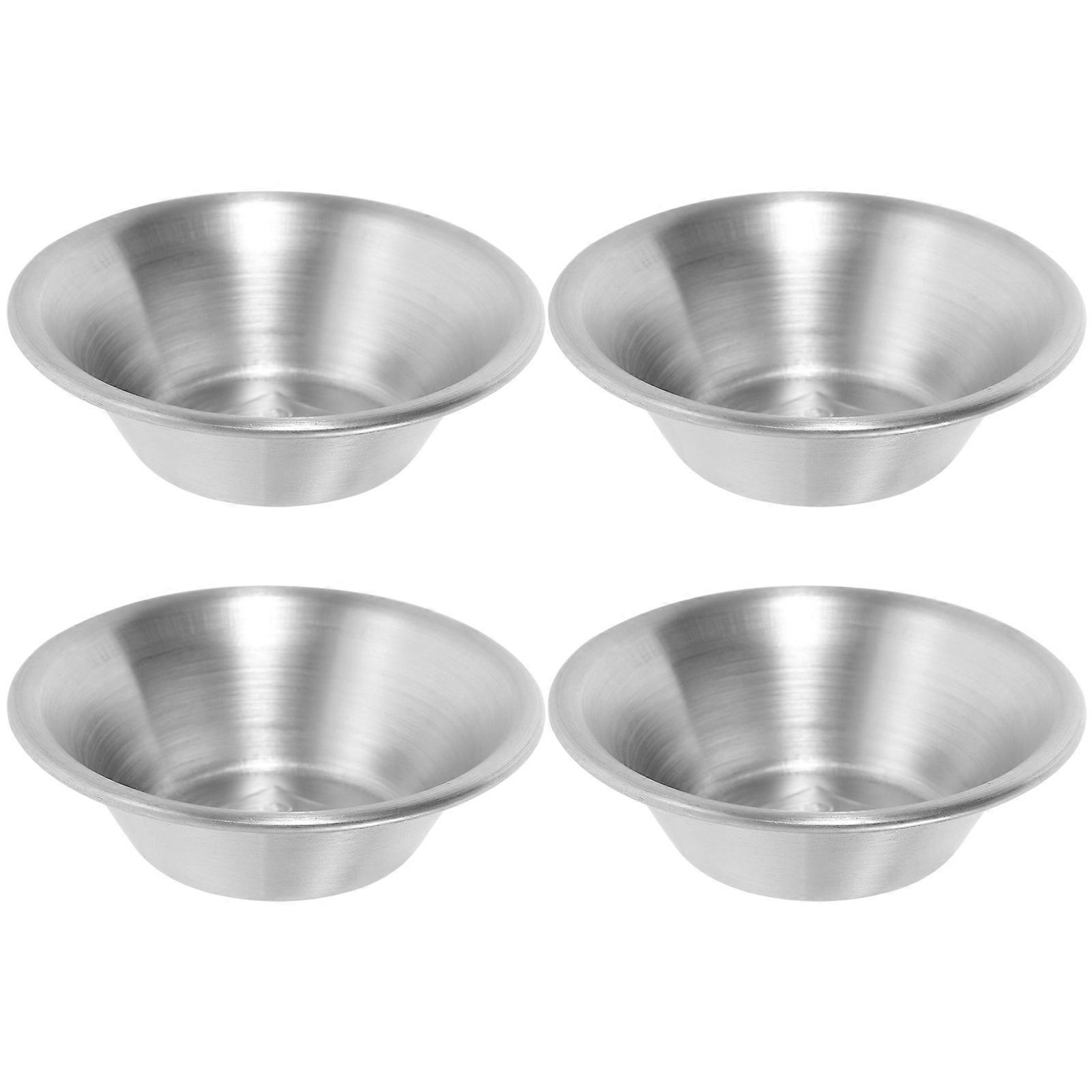 4pcs Egg Tart Molds Non-stick Mini Tiny Pie Muffin Cupcake Mold Bakeware