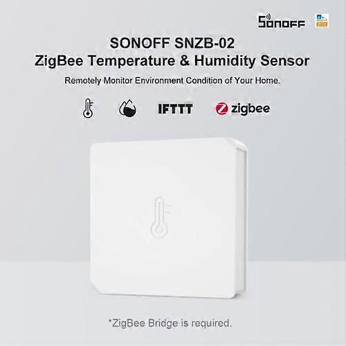 Smart Switch SNZB-02 Home Temperature & Humidity Sensor 3PCS