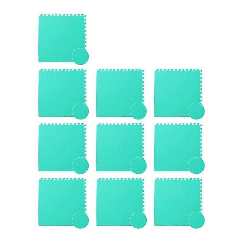 10Pcs Unique Floor Mats Solid Color Gym Home Protective JIKAIX