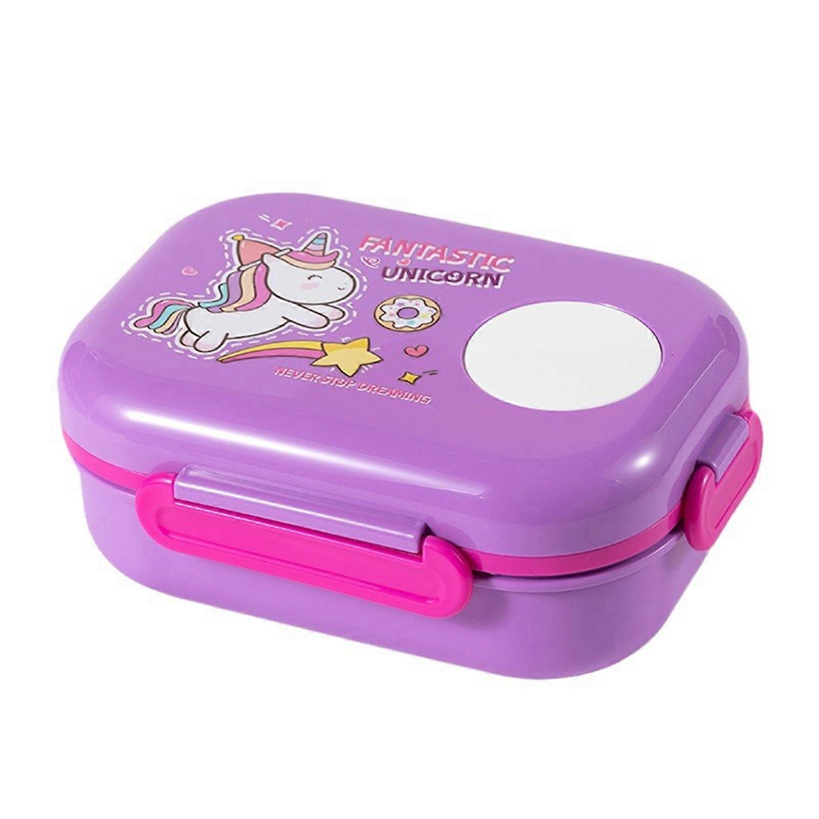 1100ML Bento Box Lunch Box with Safe Seal Multiple Compartments Lightweight Stackable Meal Prep Container for Adults Kids School Travel Jikaix