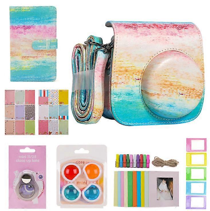 Fujifilm Instax mini 9/mini11 camera bag and camera protective case 7 pieces