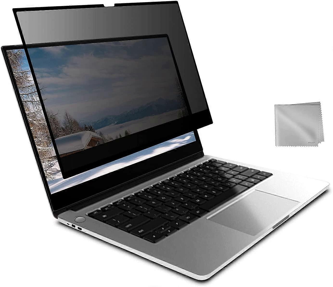 14  14 inch Laptop Privacy Screen Filter, Anti Glare Scratch Proof Screen Protector Privacy Filter & Wipe Cloth for 14 inch Diagonal 16:9 Aspect Ratio