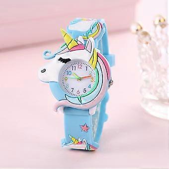 JUEGE* Cute Children's Unicorn Silicone Cartoon Watch Gift For Kids