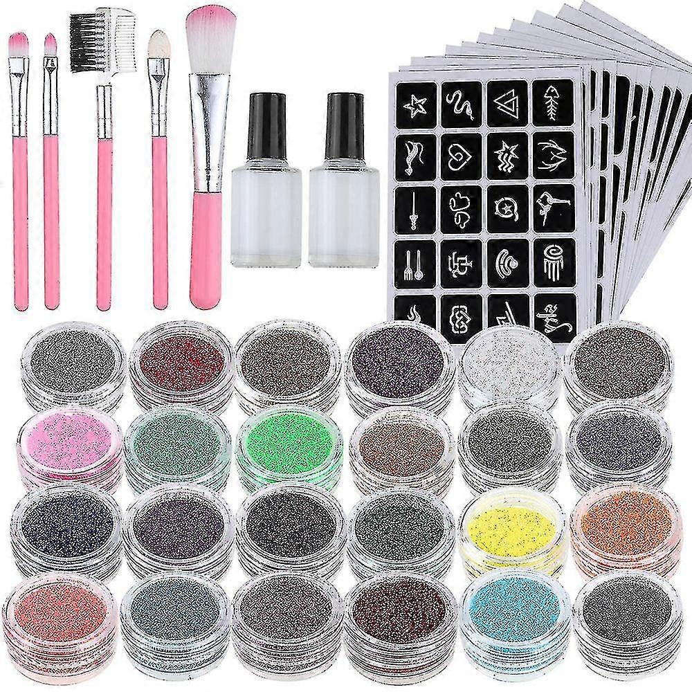 Glitter Set, midlertidig S For, s og voksne