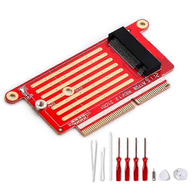 M.2 NVMe SSD Adapter Card for Upgrade A1708 2016 2017 MacBook- Pro 13" Retina