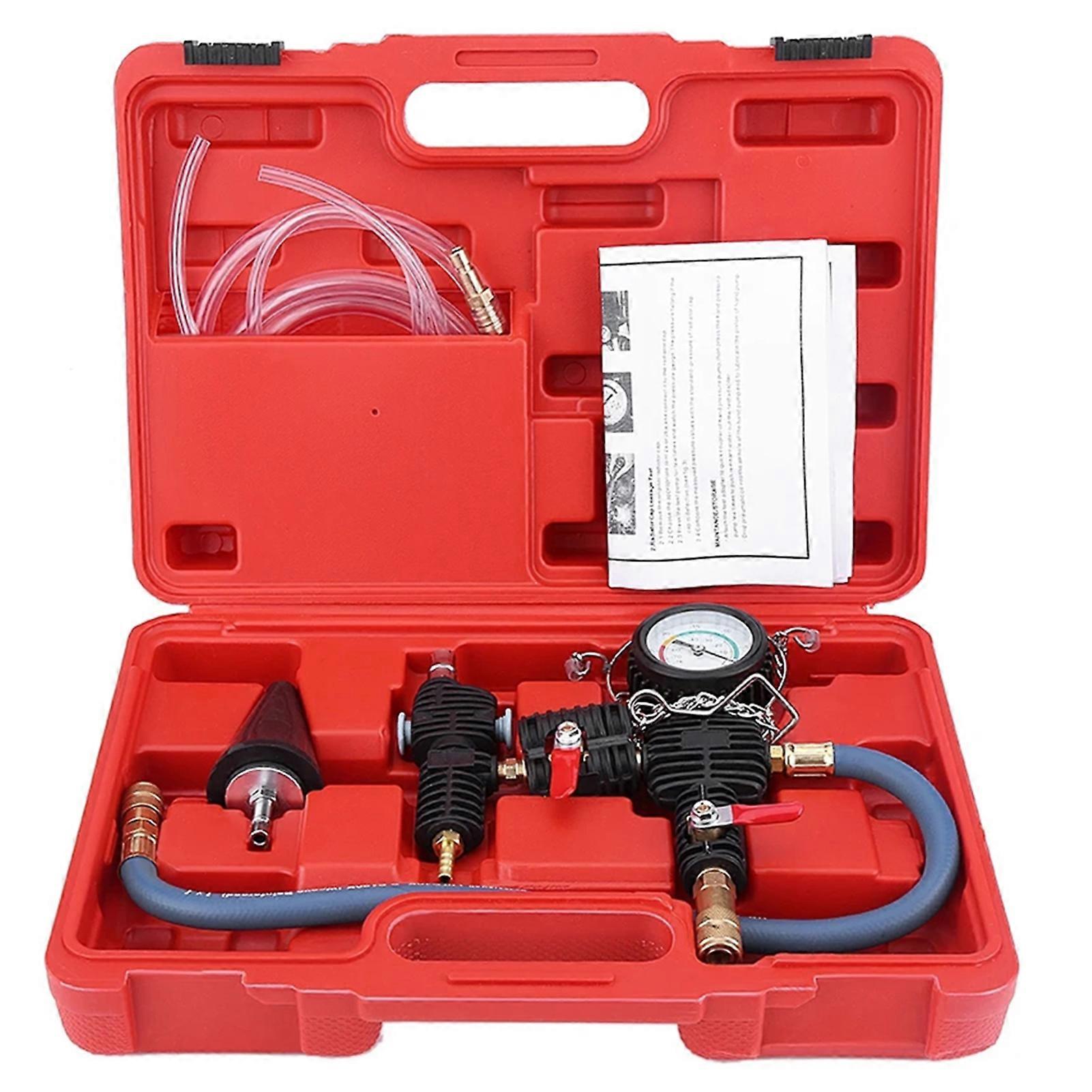 Cooling System Vacuum Purges Coolant Refills Kit With Carrying Case for Car SUV Van Cooler