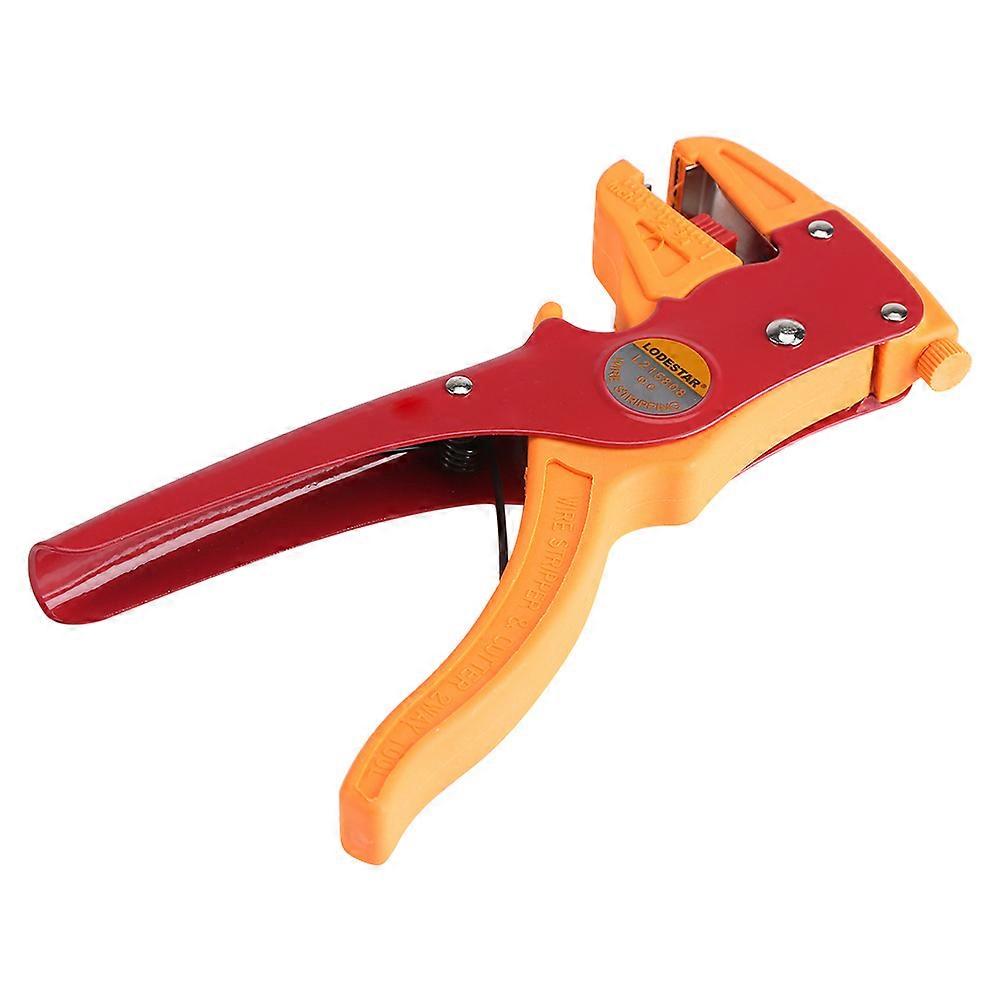 LODESTAR 0.2-4mm Multi-function Wire Stripper Cutter Duck Mouth Style Stripping Pliers