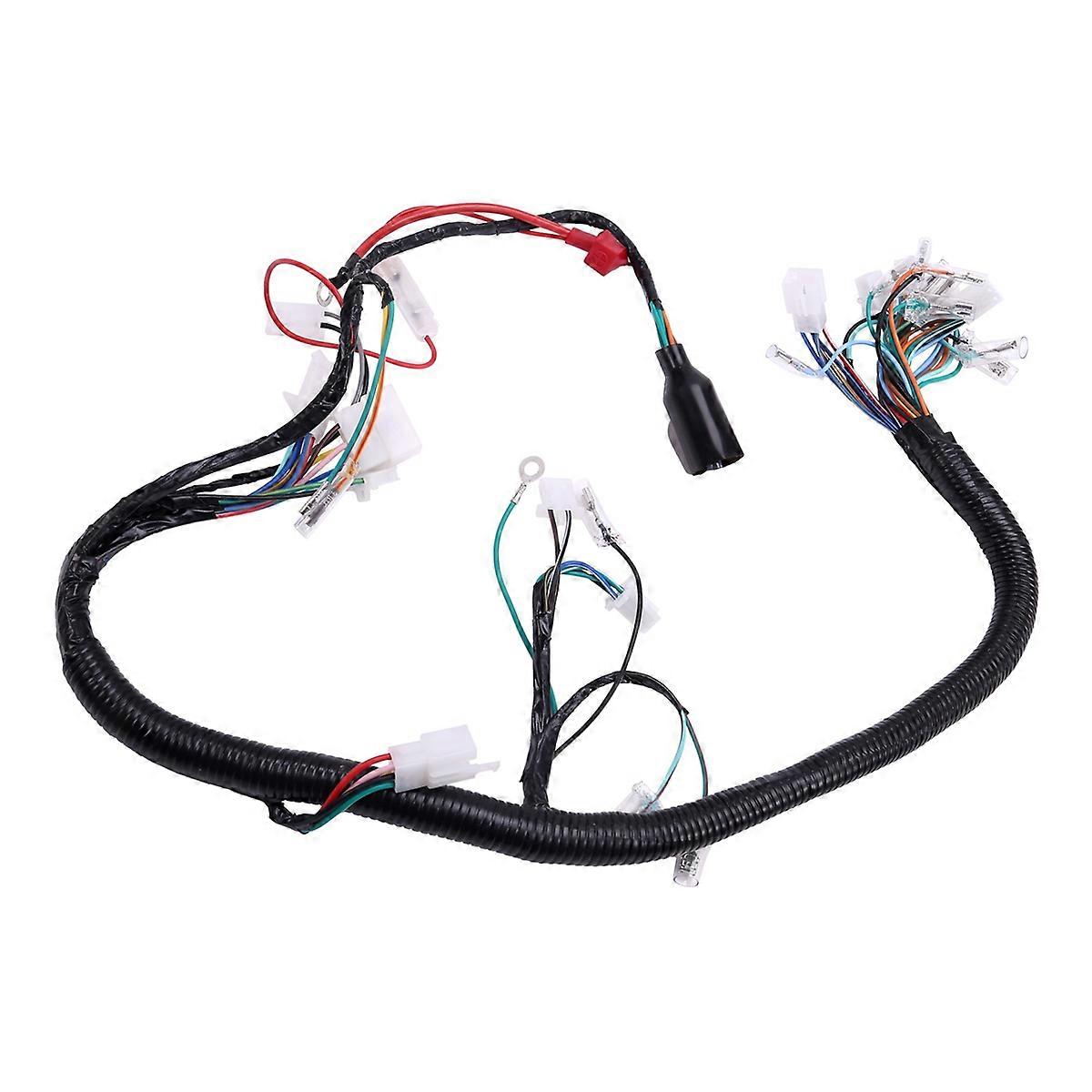 Motorcycle Cable Wiring Harness Full Vehicle Line Assembly for ATV Scooter Electrics Wire Lgnition Line Moto Accessories