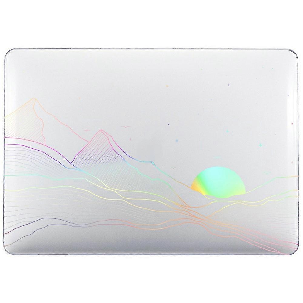Type J For MacBook Air 13 inch (2022) Case Cold Stamping Laptops PC Hard Shell