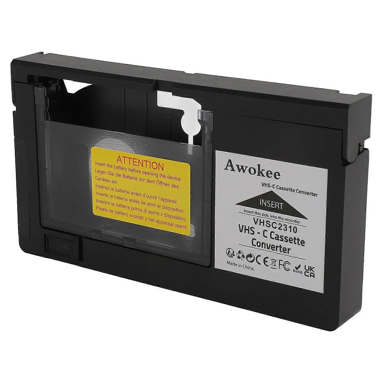 Camcorders Cassette Adapter Playback Recording Video Cassette Adaptor One Key Control for S‑VHS‑C S‑