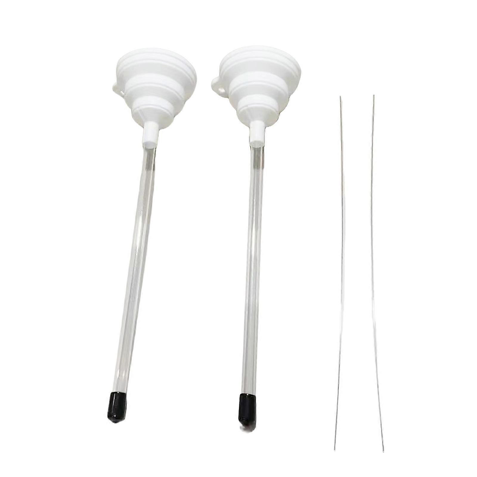 Beading Funnel Jewelry Making Supply for Clay Bead with Beading Needle Bead Cord String and Clip for Bracelets Necklace