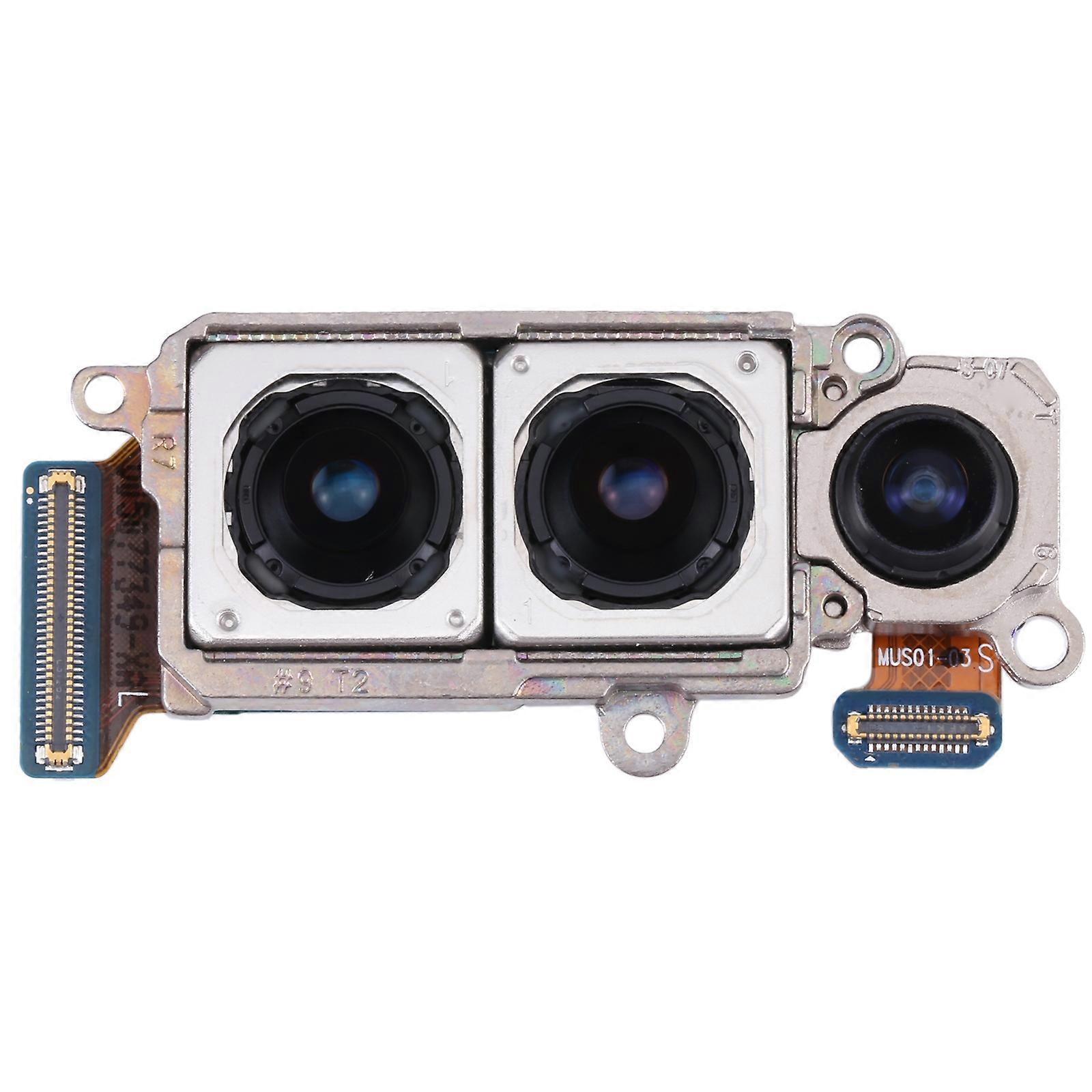 Para Samsung Galaxy S21 / S21 + 5G / S21 5G SM-G990F / G991F / G996F Versión de la UE Juego de cámara COMPATIBLE (teleobjetivo + gran angular + cámara principal)